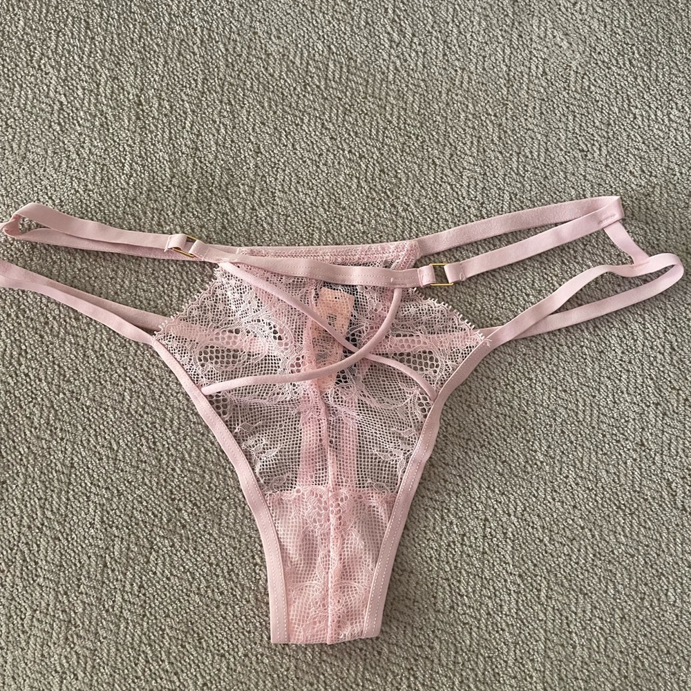 Victoria’s Secret strappy lace thong